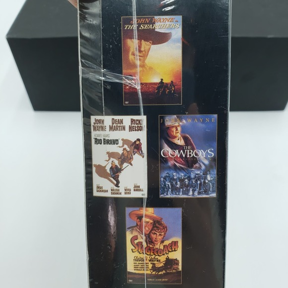 John Wayne Signature Collection 4 Disc DVD Box Set Rio Bravo Stagecoach Cowboys - Picture 4 of 6